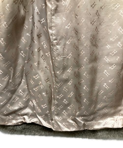 HERNO（ヘルノ）HERNO (ヘルノ) フェイクミンクファーコート グレー サイズ:36の古着・服飾アイテム