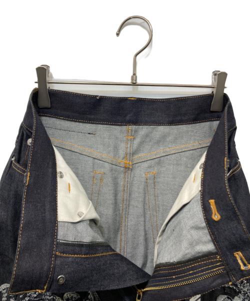 TAAKK（ターク）TAAKK (ターク) 刺繍デニムスカート インディゴ サイズ:1 未使用品の古着・服飾アイテム