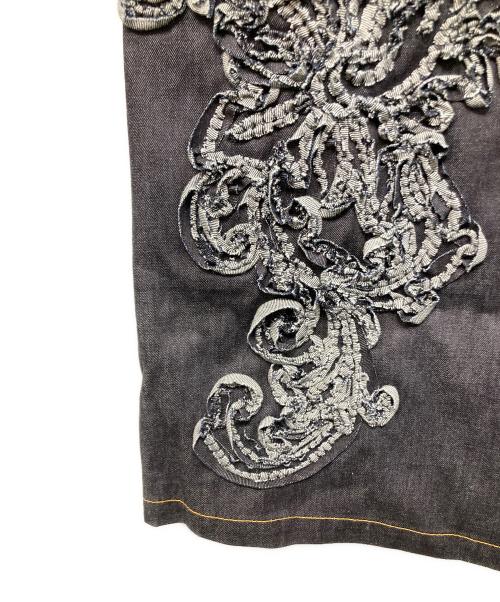 TAAKK（ターク）TAAKK (ターク) 刺繍デニムスカート インディゴ サイズ:1 未使用品の古着・服飾アイテム