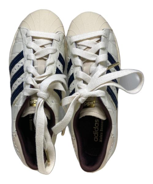 adidas（アディダス）adidas (アディダス) WALES BONNER (ウェールズボナー) WALES BONNER SUPERSTAR WONWHI アイボリー サイズ:23.5㎝の古着・服飾アイテム