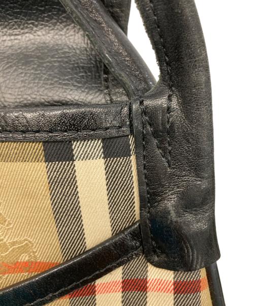 Burberry's（バーバリーズ）Burberry's (バーバリーズ) シャドーホースノバチェックショルダーバッグ ベージュの古着・服飾アイテム