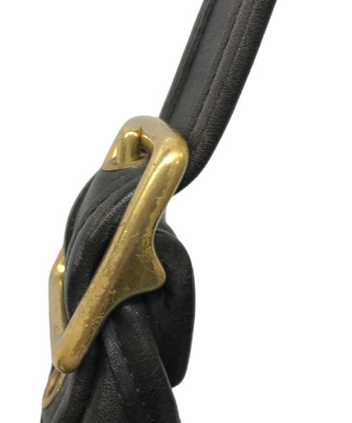 COACH（コーチ）COACH (コーチ) OLD バケツ型 レザーショルダーバッグ ブラックの古着・服飾アイテム