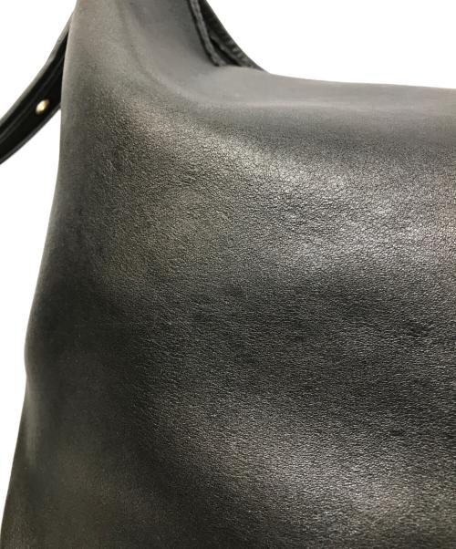 COACH（コーチ）COACH (コーチ) OLD バケツ型 レザーショルダーバッグ ブラックの古着・服飾アイテム