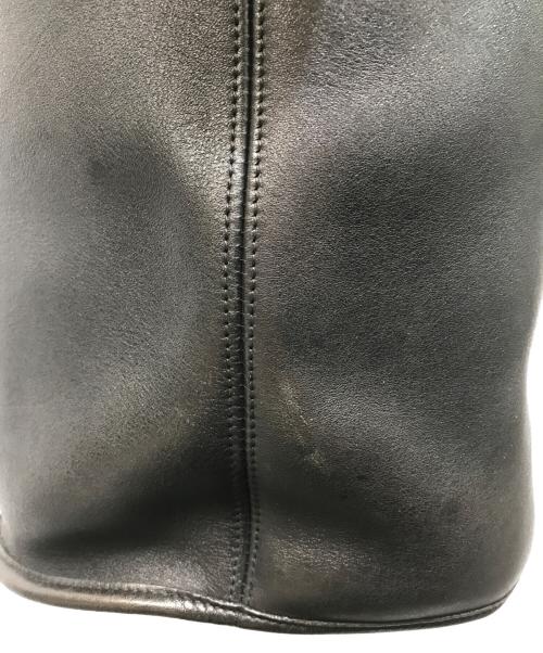 COACH（コーチ）COACH (コーチ) OLD バケツ型 レザーショルダーバッグ ブラックの古着・服飾アイテム