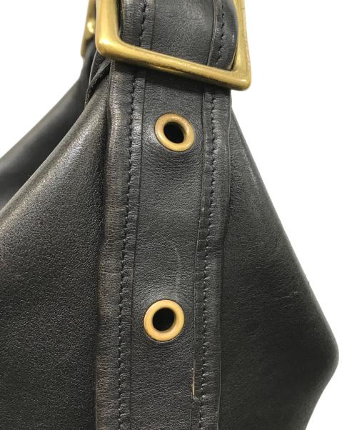 COACH（コーチ）COACH (コーチ) OLD バケツ型 レザーショルダーバッグ ブラックの古着・服飾アイテム