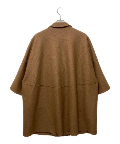 HERNO（ヘルノ）HERNO (ヘルノ) ヴァージンウール オーバーサイズコート ブラウン サイズ:40の古着・服飾アイテム