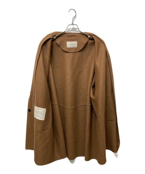 HERNO（ヘルノ）HERNO (ヘルノ) ヴァージンウール オーバーサイズコート ブラウン サイズ:40の古着・服飾アイテム