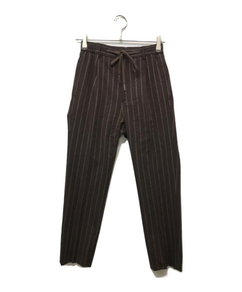 TAGLIATORE（タリアトーレ）TAGLIATORE (タリアトーレ) A-DAKAR ストライプセットアップ ブラウン サイズ:42の古着・服飾アイテム