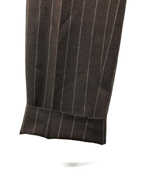 TAGLIATORE（タリアトーレ）TAGLIATORE (タリアトーレ) A-DAKAR ストライプセットアップ ブラウン サイズ:42の古着・服飾アイテム
