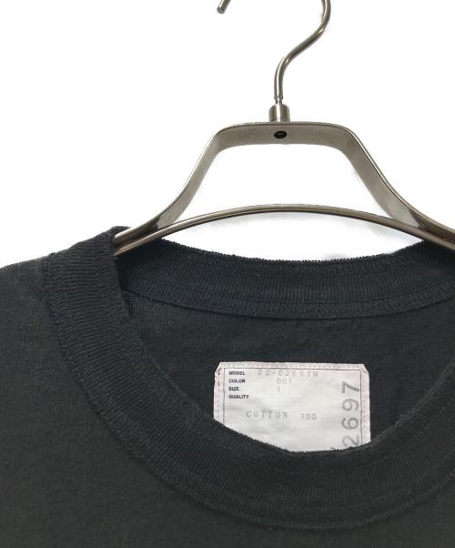 sacai（サカイ）sacai (サカイ) バンダナ切替Tシャツ ブラック×グレー サイズ:1の古着・服飾アイテム