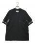 sacai（サカイ）の古着「バンダナ切替Tシャツ」｜ブラック×グレー