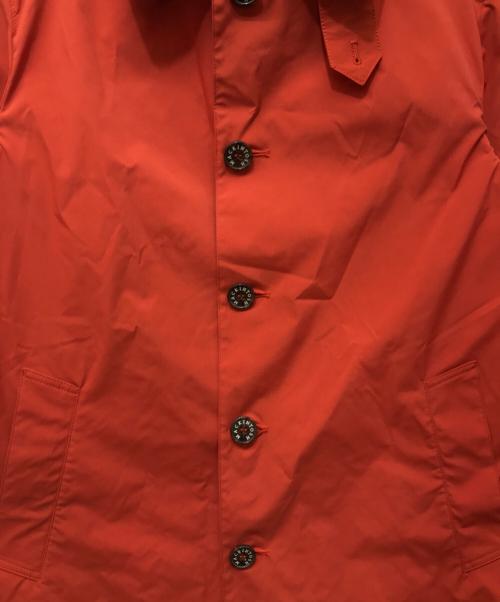MACKINTOSH（マッキントッシュ）MACKINTOSH (マッキントッシュ) BEAMS (ビームス) DUNKELD SHORT ステンカラーコート レッド サイズ:36の古着・服飾アイテム