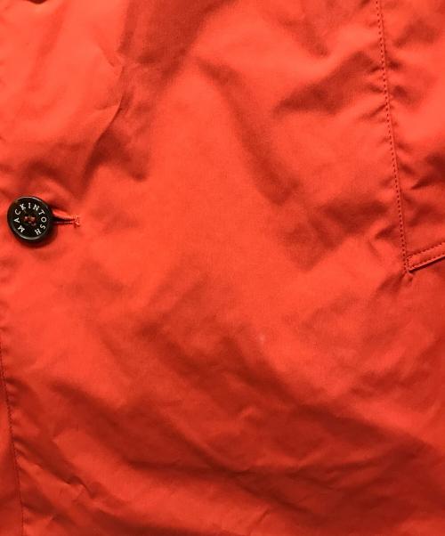 MACKINTOSH（マッキントッシュ）MACKINTOSH (マッキントッシュ) BEAMS (ビームス) DUNKELD SHORT ステンカラーコート レッド サイズ:36の古着・服飾アイテム