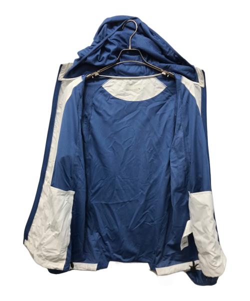 san san gear（サンサンギア）SAN SAN GEAR (サンサンギア) SLASH HOODIE JACKET ホワイト×ブルー サイズ:2の古着・服飾アイテム