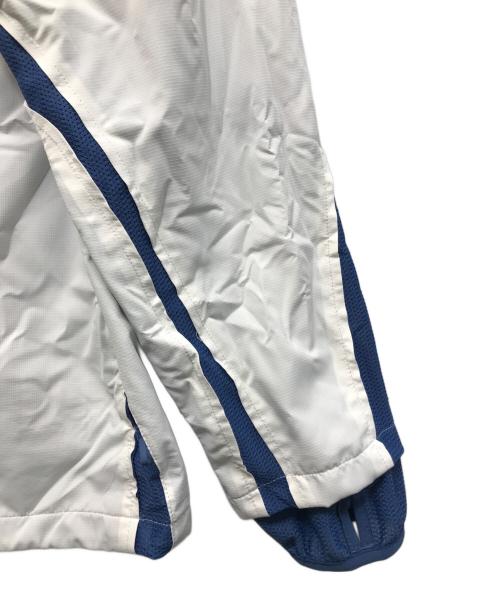 san san gear（サンサンギア）SAN SAN GEAR (サンサンギア) SLASH HOODIE JACKET ホワイト×ブルー サイズ:2の古着・服飾アイテム