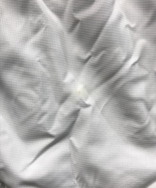 san san gear（サンサンギア）SAN SAN GEAR (サンサンギア) SLASH HOODIE JACKET ホワイト×ブルー サイズ:2の古着・服飾アイテム