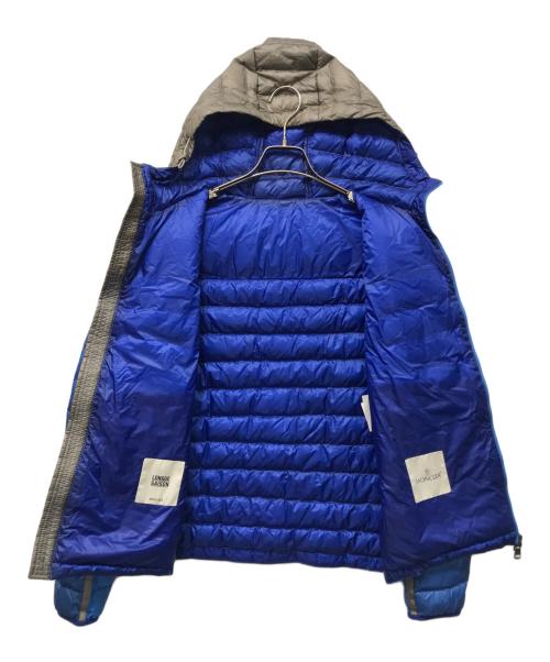 MONCLER（モンクレール）MONCLER (モンクレール) ARSENAL ライトダウンジャケット ブルー×グレー サイズ:1の古着・服飾アイテム