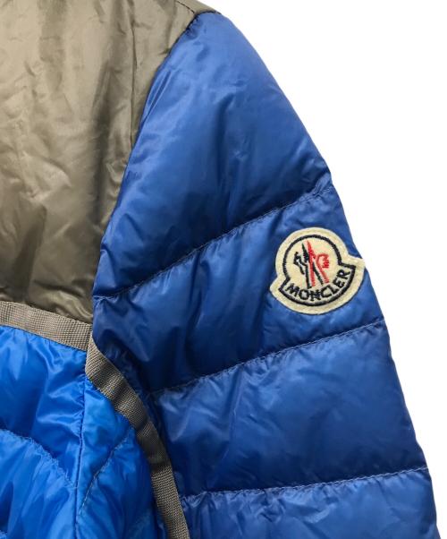 MONCLER（モンクレール）MONCLER (モンクレール) ARSENAL ライトダウンジャケット ブルー×グレー サイズ:1の古着・服飾アイテム