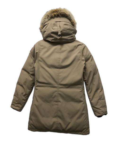 CANADA GOOSE（カナダグース）CANADA GOOSE (カナダグース) BRONTE PARKA ダウンコート TAN(ベージュ) サイズ:Mの古着・服飾アイテム