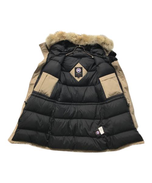 CANADA GOOSE（カナダグース）CANADA GOOSE (カナダグース) BRONTE PARKA ダウンコート TAN(ベージュ) サイズ:Mの古着・服飾アイテム