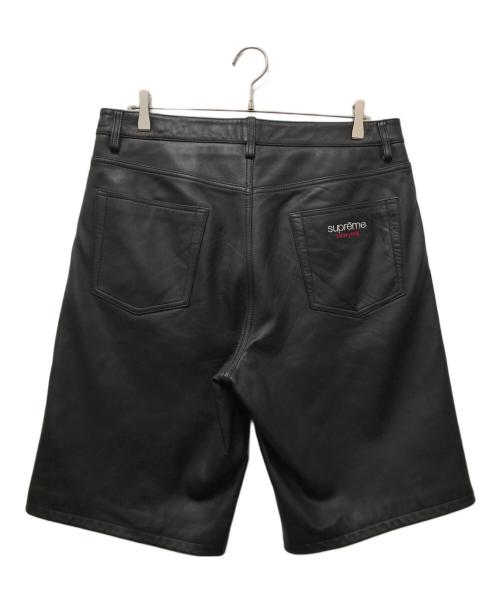 SUPREME（シュプリーム）Supreme (シュプリーム) 25SS Baggy Leather Short ブラック サイズ:32の古着・服飾アイテム