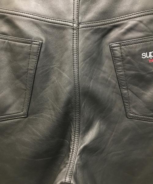 SUPREME（シュプリーム）Supreme (シュプリーム) 25SS Baggy Leather Short ブラック サイズ:32の古着・服飾アイテム
