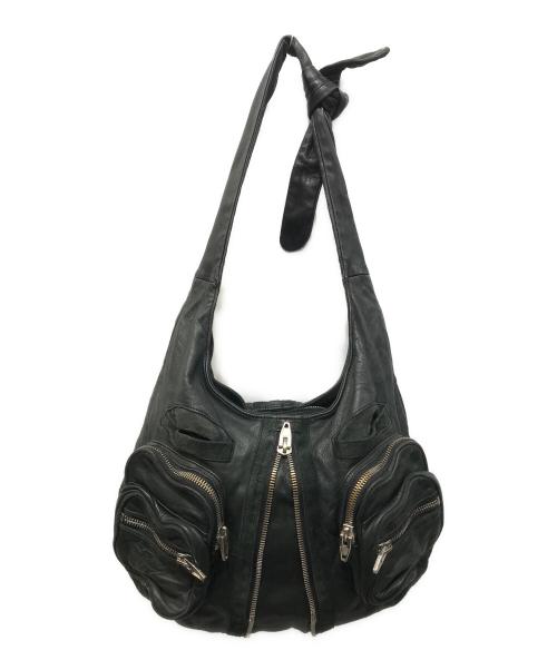 ALEXANDER WANG（アレキサンダー・ワン）ALEXANDER WANG (アレキサンダー・ワン) DONNA HOBO ショルダーバッグ ブラックの古着・服飾アイテム