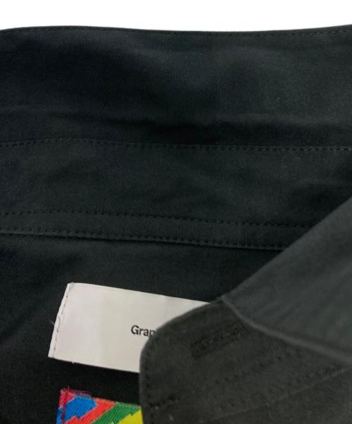 Graphpaper（グラフペーパー）Graphpaper (グラフペーパー) is-ness (イズネス) 別注 Ventilation Long Sleeve Shirt ブラック サイズ:FREEの古着・服飾アイテム