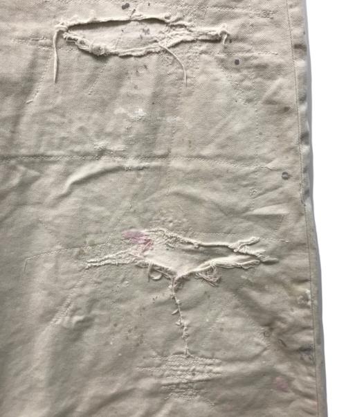 ANCELLM（アンセルム）ANCELLM (アンセルム) REMAKE WIDE CHINO TROUSERS ホワイト サイズ:3の古着・服飾アイテム