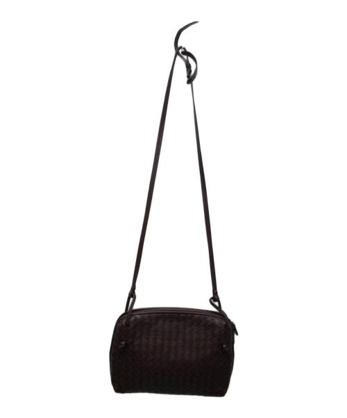 BOTTEGA VENETA（ボッテガベネタ）BOTTEGA VENETA (ボッテガベネタ) イントレチャートショルダーバッグ パープルの古着・服飾アイテム