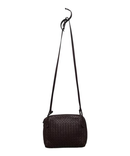 BOTTEGA VENETA（ボッテガベネタ）BOTTEGA VENETA (ボッテガベネタ) イントレチャートショルダーバッグ パープルの古着・服飾アイテム
