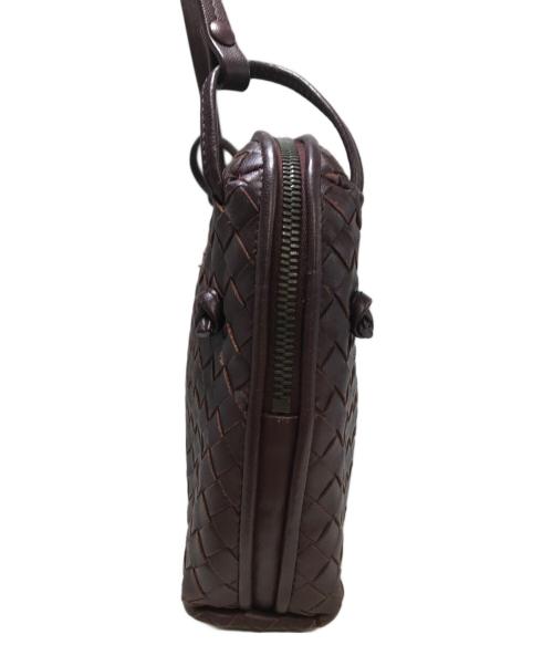 BOTTEGA VENETA（ボッテガベネタ）BOTTEGA VENETA (ボッテガベネタ) イントレチャートショルダーバッグ パープルの古着・服飾アイテム