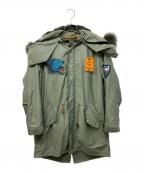 ONEMADEワンメイド）の古着「モッズコート」｜カーキ