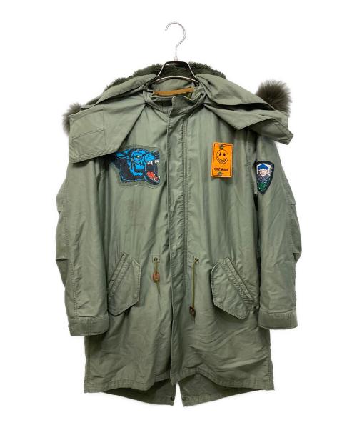 ONEMADE（ワンメイド）ONEMADE (ワンメイド) モッズコート カーキ サイズ:46の古着・服飾アイテム