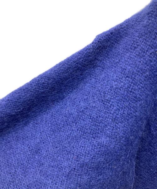 ISSEY MIYAKE（イッセイミヤケ）ISSEY MIYAKE (イッセイミヤケ) タートルネックニット ブルー サイズ:不明の古着・服飾アイテム