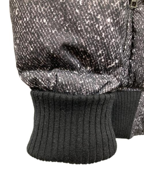 MICHAEL KORS（マイケル・コース）MICHAEL KORS (マイケル・コース) ファートリムドツウィードプリントジャケット ブラック サイズ:XXSの古着・服飾アイテム