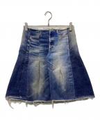 OUR LEGACYアワーレガシー）の古着「デニムAラインスカート」｜インディゴ