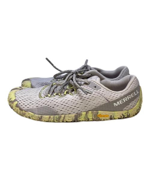 MERRELL（メレル）MERRELL (メレル) W VAPOR GLOVE 6 LILAC グレー×イエロー サイズ:25の古着・服飾アイテム