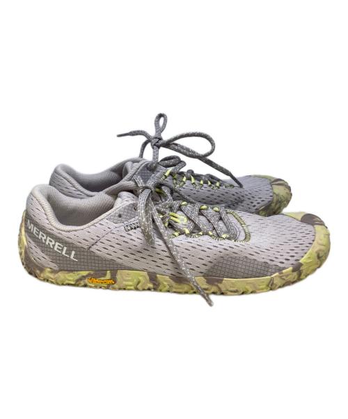 MERRELL（メレル）MERRELL (メレル) W VAPOR GLOVE 6 LILAC グレー×イエロー サイズ:25の古着・服飾アイテム
