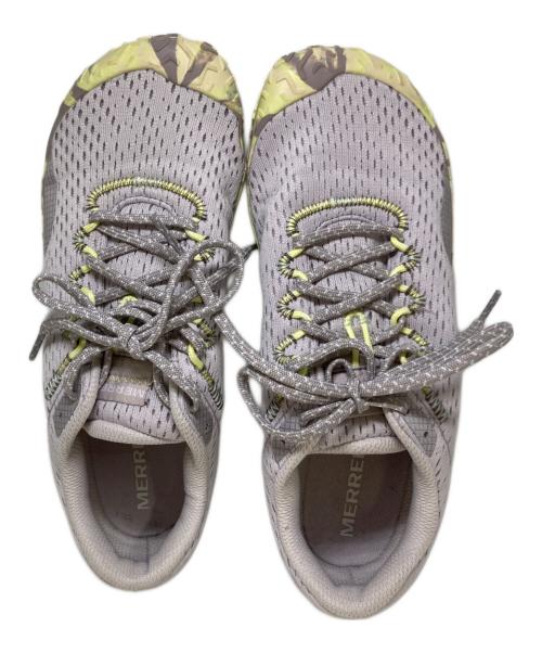 MERRELL（メレル）MERRELL (メレル) W VAPOR GLOVE 6 LILAC グレー×イエロー サイズ:25の古着・服飾アイテム