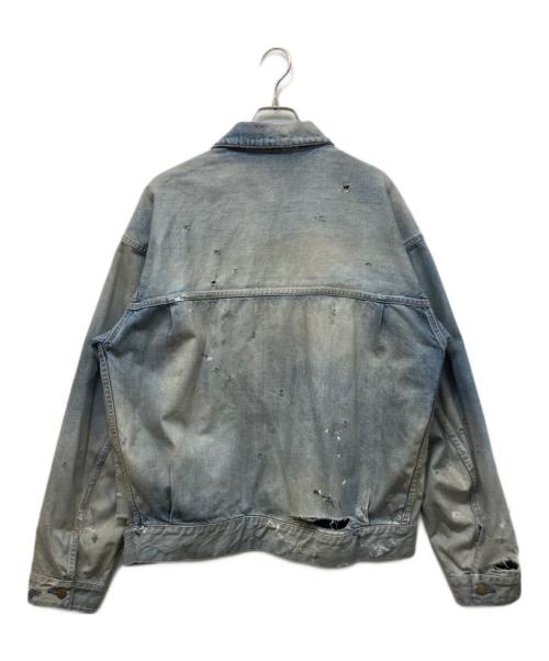 ANCELLM（アンセルム）ANCELLM (アンセルム) CRASH DENIM JACKET type-2 インディゴ サイズ:2の古着・服飾アイテム