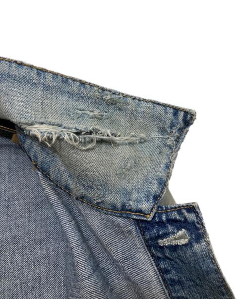 ANCELLM（アンセルム）ANCELLM (アンセルム) CRASH DENIM JACKET type-2 インディゴ サイズ:2の古着・服飾アイテム