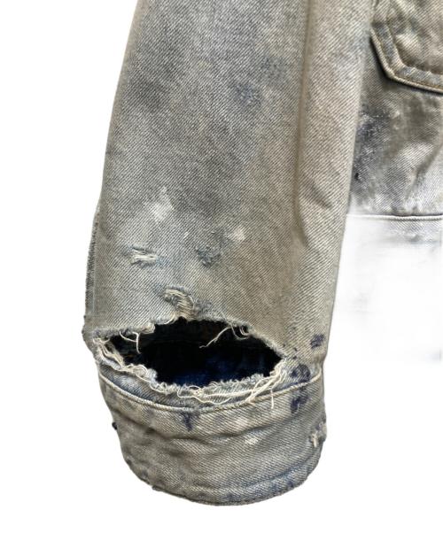 ANCELLM（アンセルム）ANCELLM (アンセルム) CRASH DENIM JACKET type-2 インディゴ サイズ:2の古着・服飾アイテム