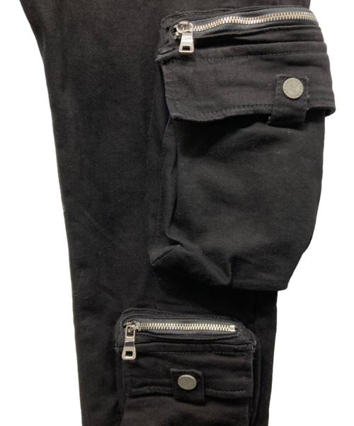 VALABASAS（バラバサス）VALABASAS (バラバサス) マルチポケットパンツ ブラック サイズ:36の古着・服飾アイテム