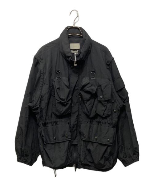 YOKE（ヨーク）YOKE (ヨーク) NYLON MULTI POCKETS DETACHABLE UTILITY BLOUSON ブラック サイズ:2の古着・服飾アイテム
