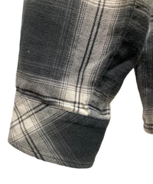 RAFU（ラフ）RAFU (ラフ) チェックシャツ グレー サイズ:XLの古着・服飾アイテム
