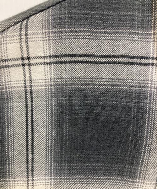 RAFU（ラフ）RAFU (ラフ) チェックシャツ グレー サイズ:XLの古着・服飾アイテム