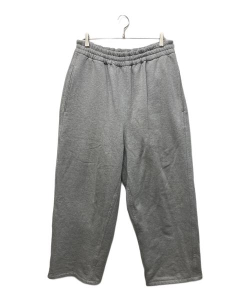 Hed Mayner（ヘド メイナー）Hed Mayner (ヘド メイナー) ワイドスウェットロングパンツ グレー サイズ:Mの古着・服飾アイテム