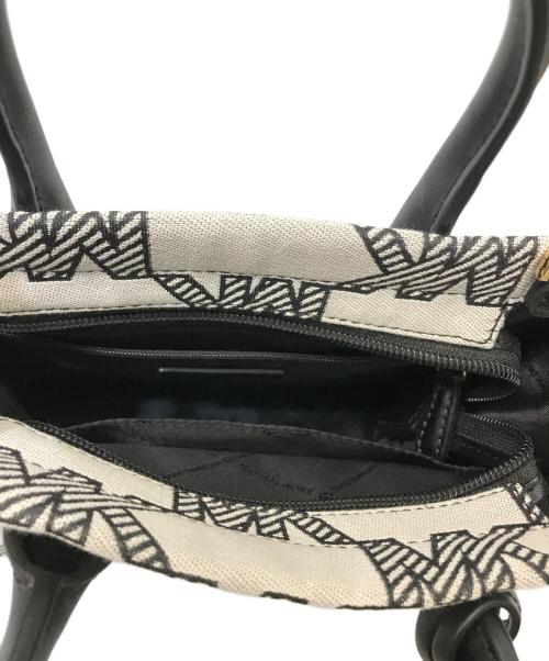 MICHAEL KORS（マイケル・コース）MICHAEL KORS (マイケル・コース) 2WAYショルダーバッグ ベージュ×ブラックの古着・服飾アイテム