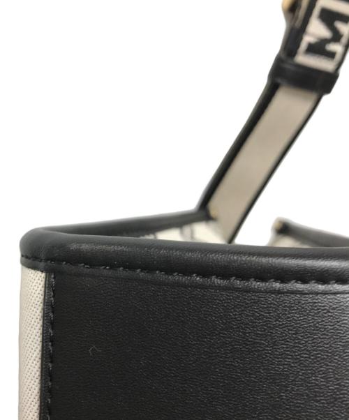 MICHAEL KORS（マイケル・コース）MICHAEL KORS (マイケル・コース) 2WAYショルダーバッグ ベージュ×ブラックの古着・服飾アイテム